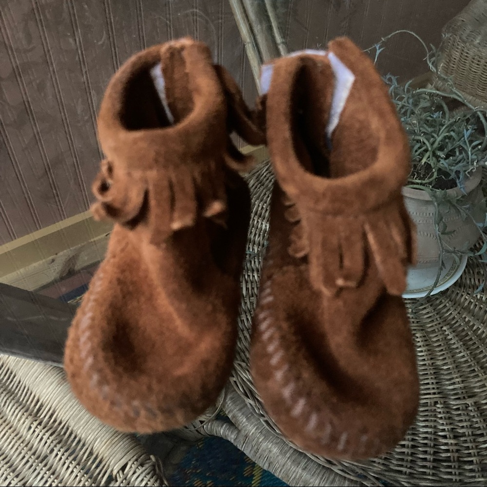 Minnetonka suede baby